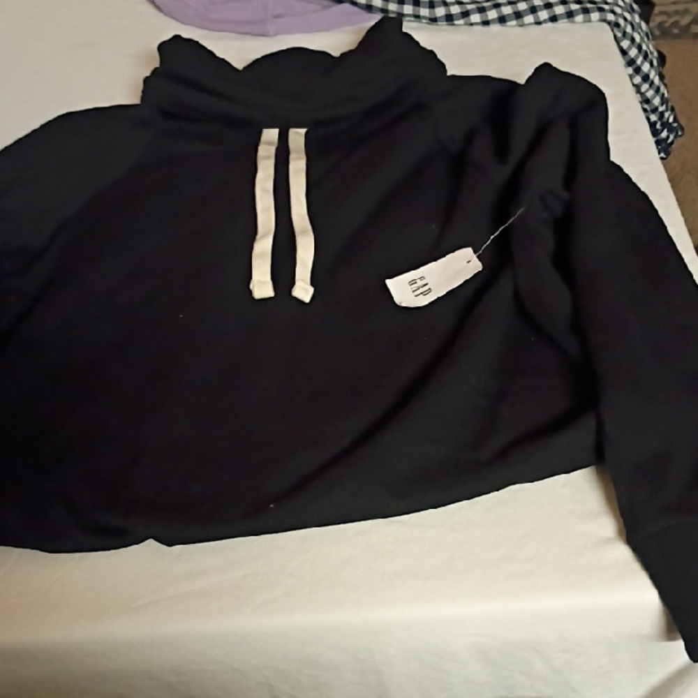 GAP Black Cowl Neck Women's Sweater